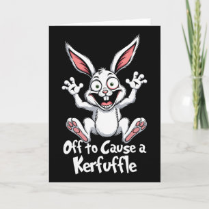 Los geht's, um ein Kerfuffle lustiges Meme Bunny O Karte