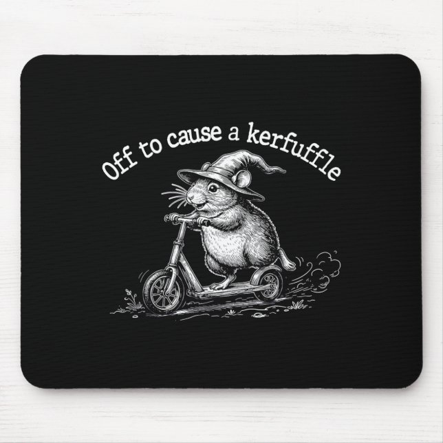 Los geht's, um ein Kuddelmuddel zu verursachen Lus Mousepad (Vorne)
