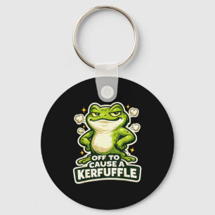 Los geht's, um ein lustiges Frosch-Meme zu verursa Schlüsselanhänger