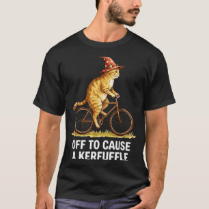 Los geht's, um einen Wirbel zu verursachen, orange T-Shirt