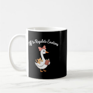 Los geht's, um Emotionen lustiger Gans Mental Heal Kaffeetasse