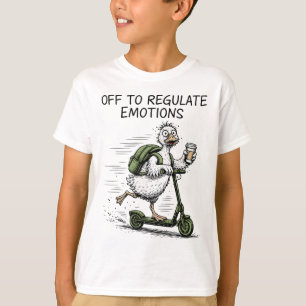 Los geht's, um Emotionen lustiger Gans-Seelische G T-Shirt