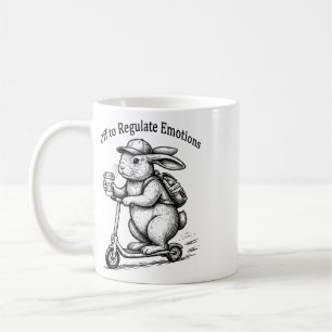 Los geht's, um Emotionen zu regulieren, lustiger B Kaffeetasse