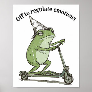 Los geht's, um Emotionen zu regulieren, psychische Poster