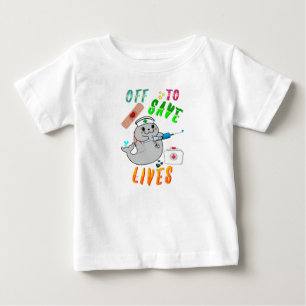 Los geht's, um Leben zu retten Baby T-shirt