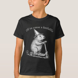 Los geht's, um lustiges Murmeltier-Scooter-Chaos z T-Shirt