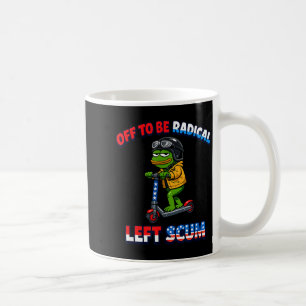 Los geht's zu radikalem linken Abschaum lustig sar Kaffeetasse