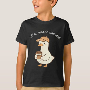 Los geht's zum Baseballgänsejungen Mädchen Kinder T-Shirt