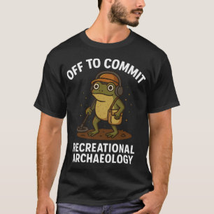 Los geht's zum Freizeit-Archäologie-Frosch T-Shirt
