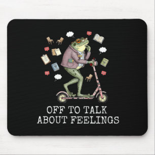 Los geht's zum Gespräch über das Gefühl, lustiger  Mousepad