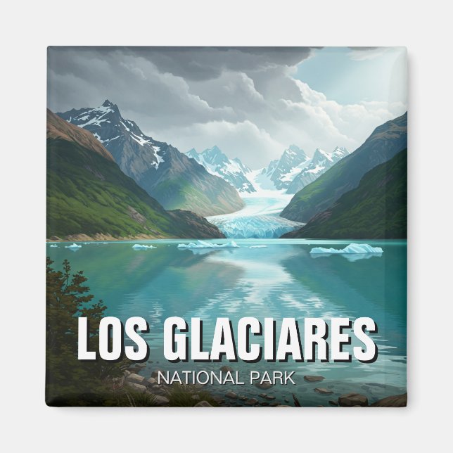Los Glaciares Nationalpark Argentinien Magnet (Vorne)