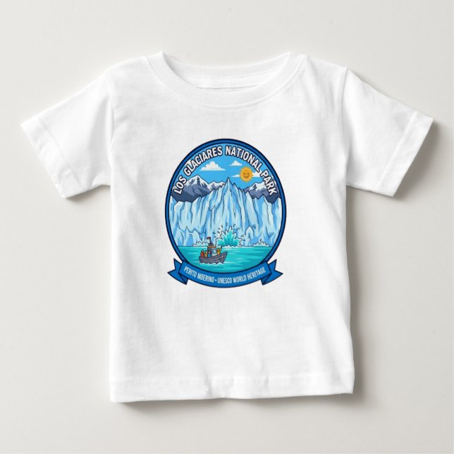 LOS GLACIARES NATIONALPARK BABY T-SHIRT (Vorderseite)