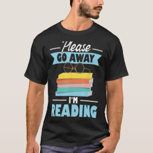 Los, ich lese gerade Buch Lover Funny Librarian Bo T-Shirt