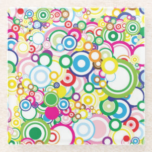 Los klare Kreise Glasuntersetzer