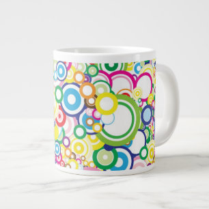 Los klare Kreise Jumbo-Tasse