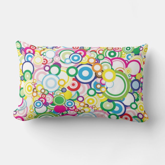 Los klare Kreise Lendenkissen (Vorderseite)