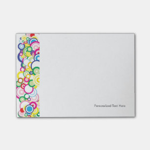 Los klare Kreise Post-it Klebezettel