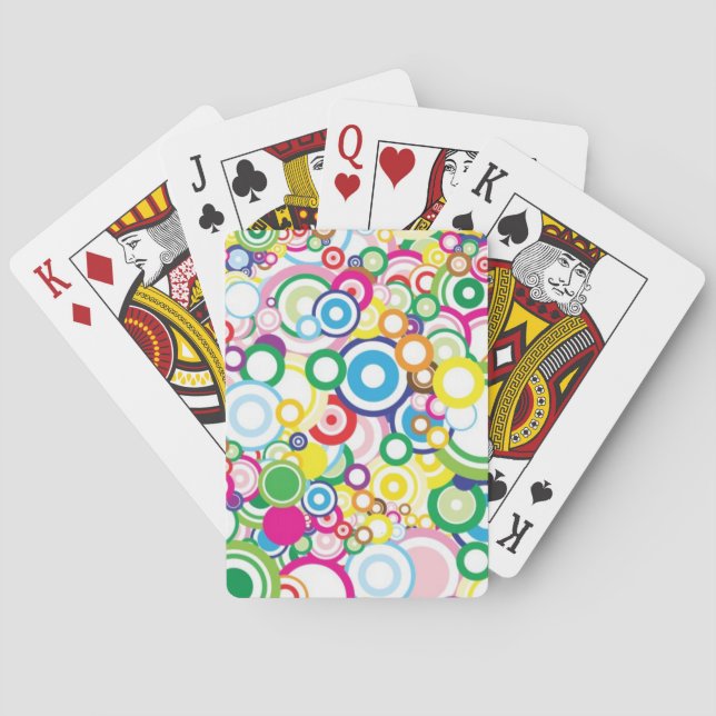 Los klare Kreise Spielkarten (Rückseite)