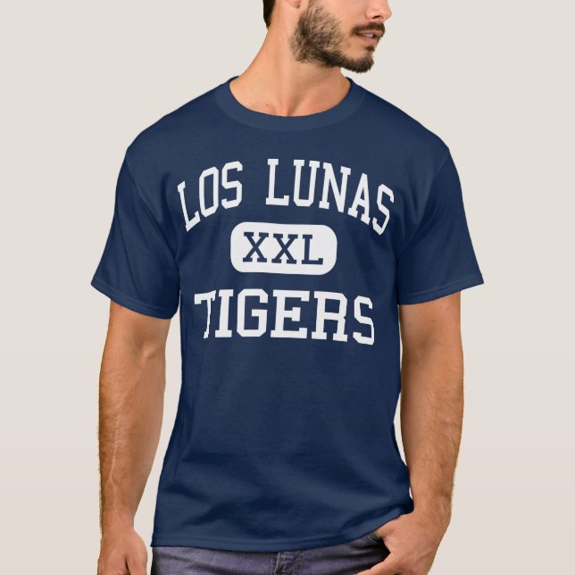 Los Lunas - Tiger - hoch - New Mexiko Los Lunas T-Shirt (Vorderseite)