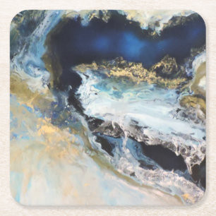 Los Mares Rechteckiger Pappuntersetzer