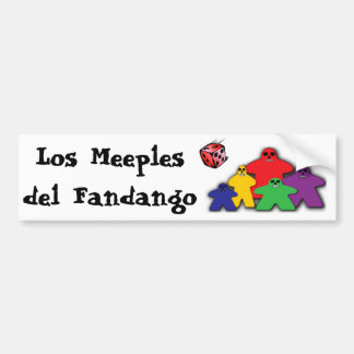 Los Meeples Del Fandango Autoaufkleber