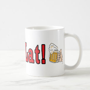 Los! mit Bier-Tasse Tasse