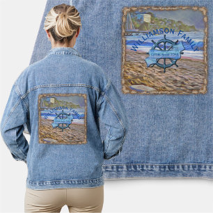 Los Muertos Beach Familie 786 Jeansjacke