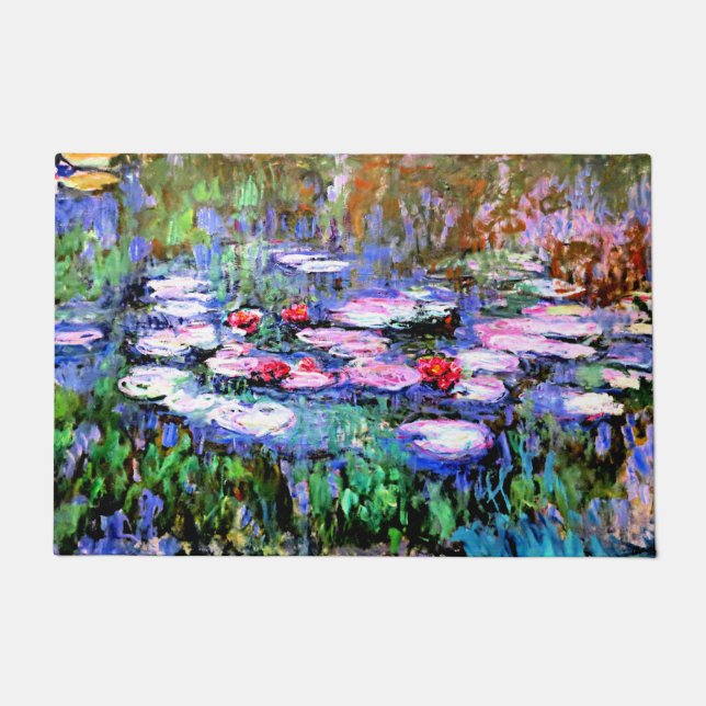 Los Nenufares von Monet Fußmatte (Vorderseite)