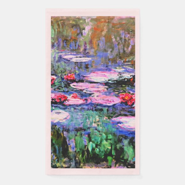 Los Nenufares von Monet Serviette (Vorderseite)