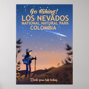 Los Nevados National Natural Park Reiseplakat Poster