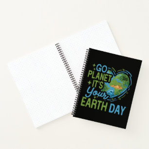 Los Planet, es ist Ihr Tag der Erde Notizbuch