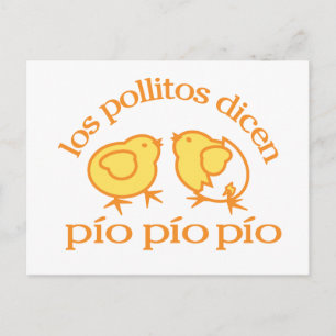 Los pollitos dicen... postkarte