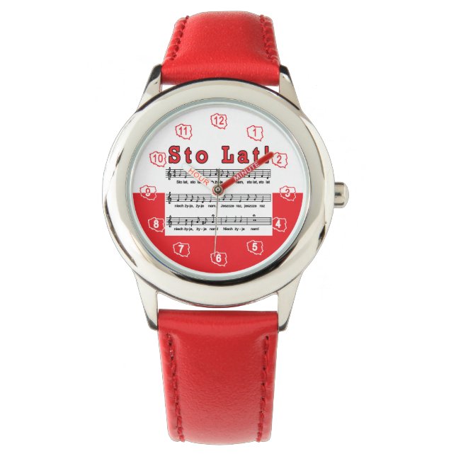 Los! Song Armbanduhr (Vorderseite)