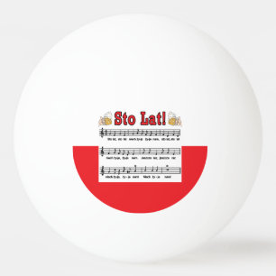 Los! Song mit Bierbraun-Tasse Tischtennisball