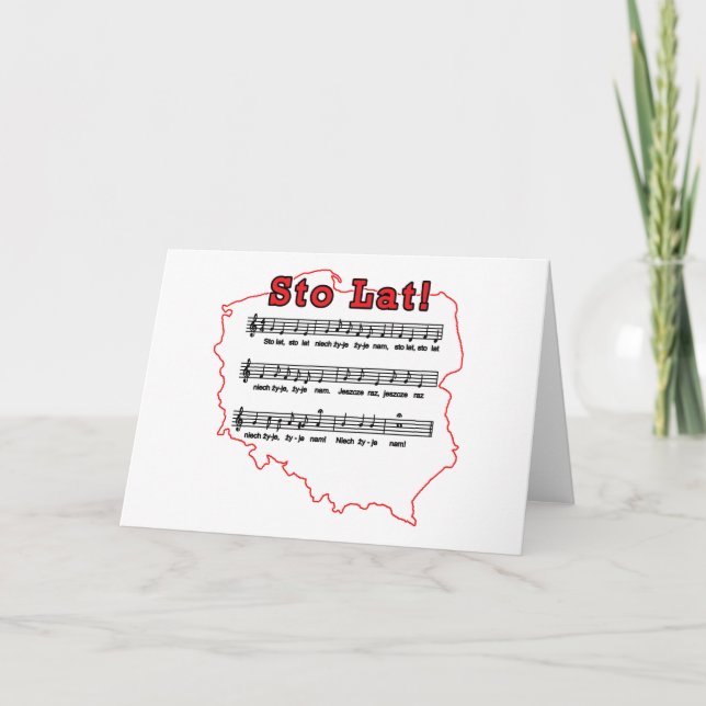 Los! Song Polnischer Karte (Vorderseite)