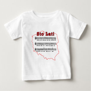 Los! Song Polnischer Karte Baby T-shirt