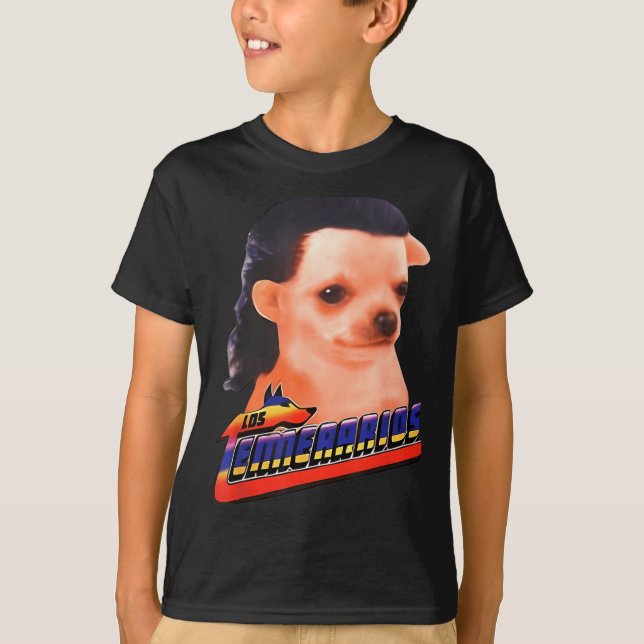 Los Temerarios Funny Dog Chihuahua  T-Shirt (Vorderseite)