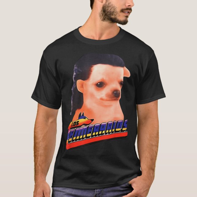 Los Temerarios Funny Dog Chihuahua  T-Shirt (Vorderseite)