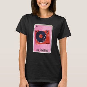 Los Tocadiscos Mexikanische Slang-Lotterie-Bingo-K T-Shirt