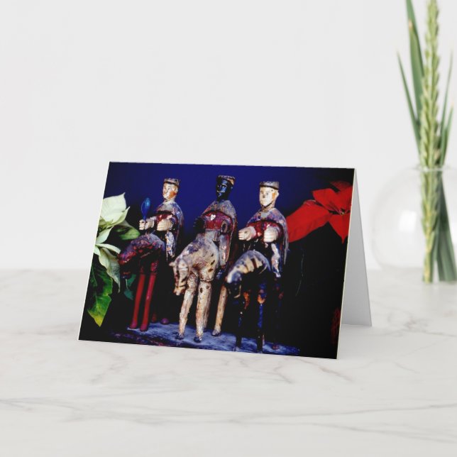 Los Tres Reyes #2 Feiertagskarte (Vorderseite)