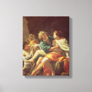 Los und seine Töchter, c.1630 (Öl auf Leinwand) Leinwanddruck