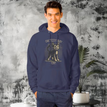 Los! - Vintag Cat Hoodie