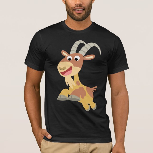 Los! (Ziege aus niedlichem Cartoon) T - Shirt (Vorderseite)