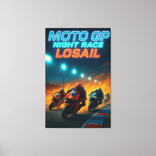 Losail International Circuit MotoGP Katar Grand Leinwanddruck