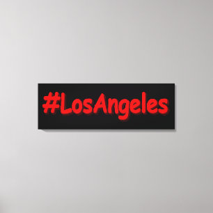 "#LosAngeles" Niedliches Design. Jetzt kaufen Leinwanddruck