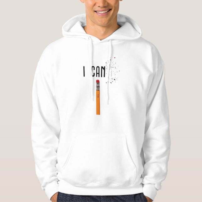 Lösche deine Grenzen Hoodie (Vorderseite)