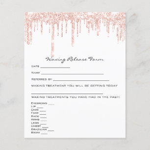 Löschen der Depilationshaftung - weiße Freigabe Flyer