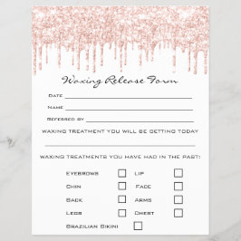 Löschen der Depilationshaftung - weiße Freigabe Flyer