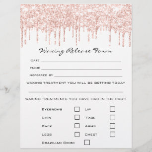 Löschen der Depilationshaftung - weiße Freigabe Flyer