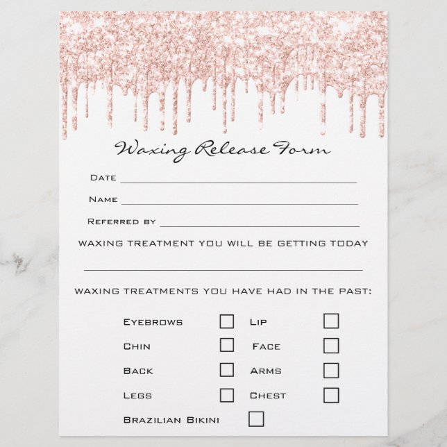 Löschen der Depilationshaftung - weiße Freigabe Flyer (Vorne)